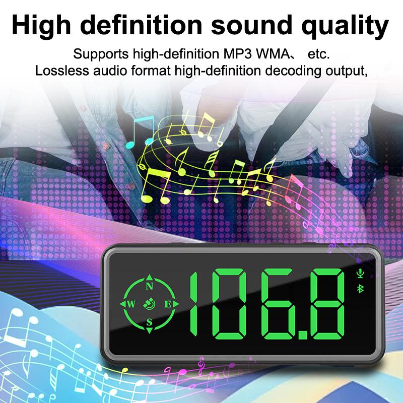 Product Introduction of Car Digital Speed Head Up Display Universal Speedometer HUD  Compass Speed Measurement Indicator For Truck Vehicles USB Power 21