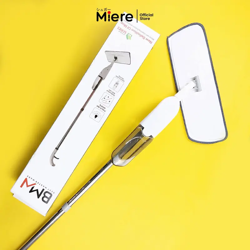 Miere Home - Paket Cleaning Combo 3in1 Spray Mop + Handuk Mandi + Gantungan Hanger Super Hemat 1