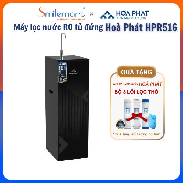 Máy lọc nước RO tủ đứng Hòa Phát HPR516, Bảo hành chính hãng 3 NĂM 0
