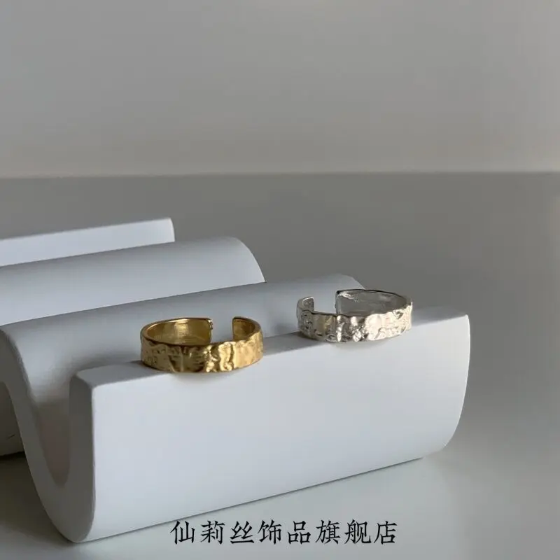 [2781 Positive Reviews] Simple and Unique Index Finger Ring for Women, Ins Trendy High-end Feel, Internet Celebrity Niche Design, Adjustable Open Ring for Men