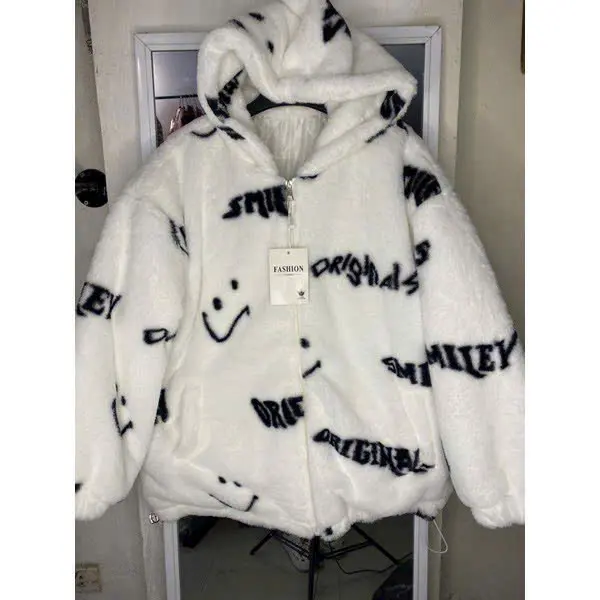 Áo khoác lông thỏ siêu mướt hàng 2 lớp trần trám, Áo khoác lông Phong Cách Trẻ Trung Năng Động Women Jacket Top Nữ 6