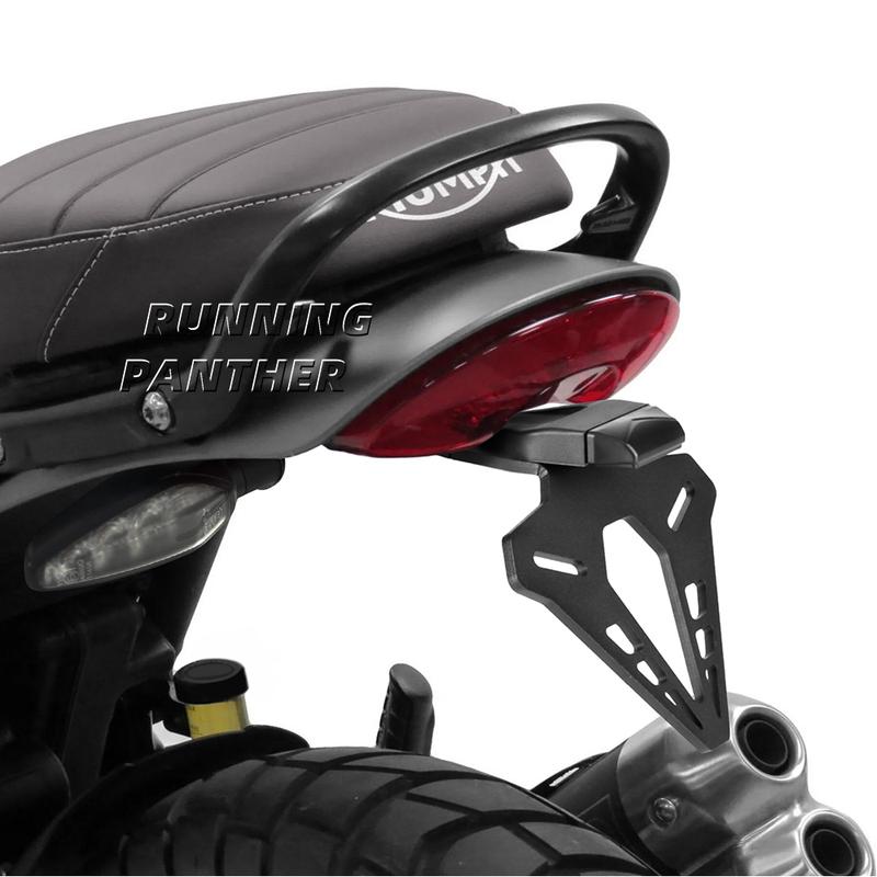 Product Introduction of Motorcycle Rear Short Tail Stock License Plate Holder Tailstock Frame Bracket For Triumph Speed 400 2023- 18