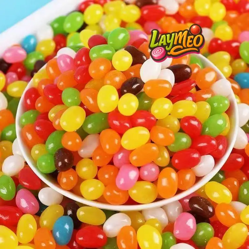 Jelly Bean gummy candy Skittles candy 250G/500G/1KG fructose gummy ...