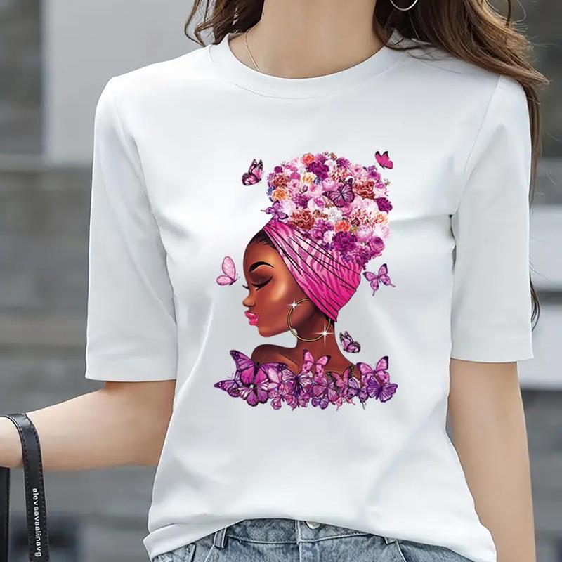 Women Figure Pattern Heat Transfer Sticker, 6 Counts/set DIY Iron On Transfer For Clothing Bag, Beautiful Design Patches On Clothes Decoration 5