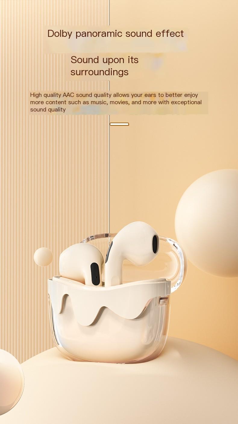 Product Introduction of G07 Wireless Earbuds Longer Playtime Ear Buds With Transparent Charging Case For Music Sports For Android and iOS Headphone 5