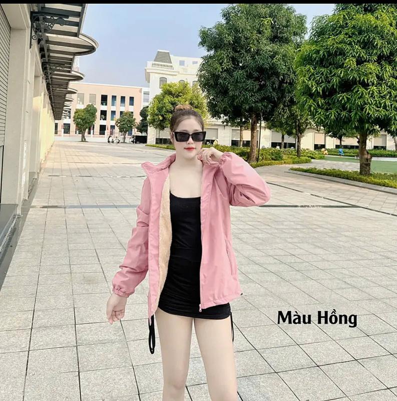 Áo khoác NỮ Lót Lông Cừu Cao Cấp Chống Thấm Nước - Women Nhung Voi Jacket Top 3