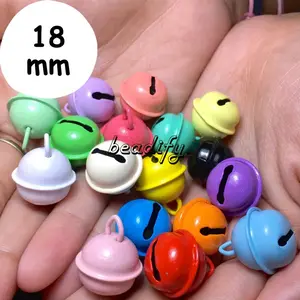 Lonceng Gantung Bulat 18mm Bell Gantungan Kunci Kerincingan Kerincing Krincingan Krincing Bag Charm Bagcharm DIY Strap Phone Strap HP
