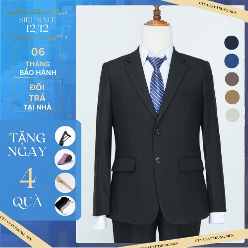 Vest trung niên , bộ comle nam trung niên chất liệu dày dặn lịch lãm Áo Menswear