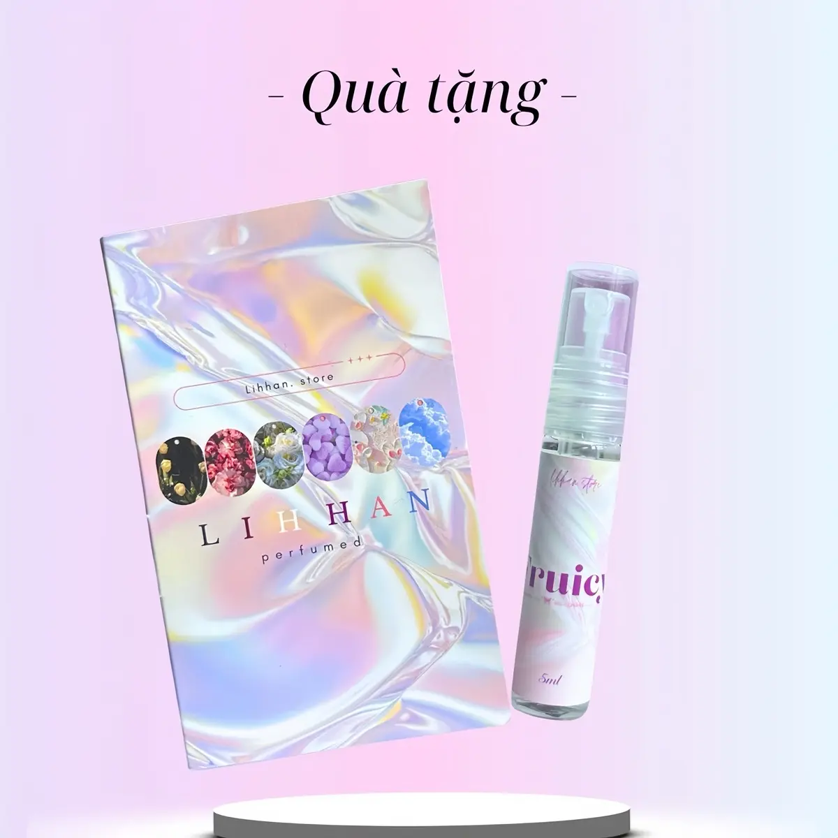 [QUÀ TẶNG] Nước hoa mini 5ml LIHHAN hương trái cây nhẹ nhàng