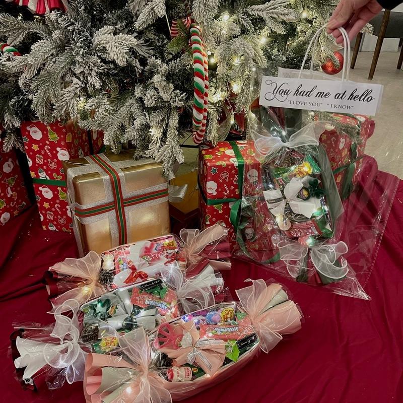 Bó kẹo khổng lồ xinh Snack Ăn Vặt kẹo trái cây