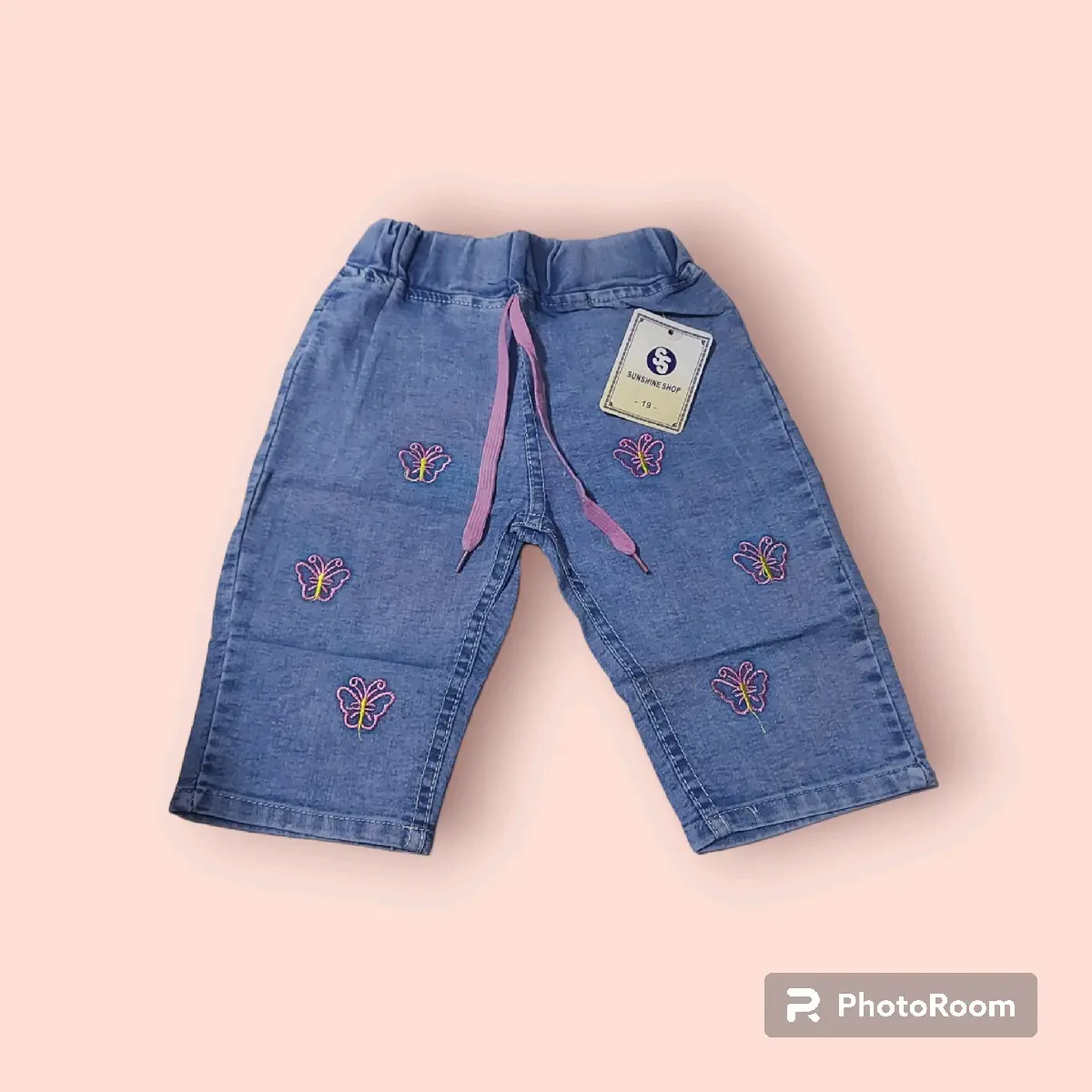 celana jeans pendek anak perempuan cewek import link co 110 + adm