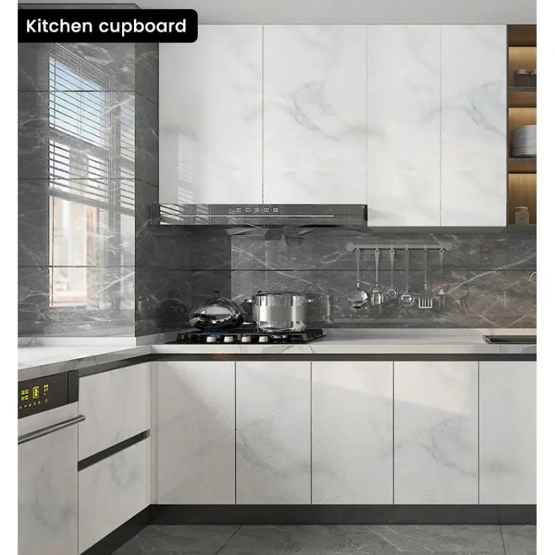 Sticker stiker wallpaper meja dinding dapur anti minyak waterproof