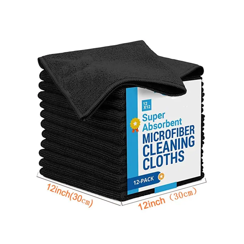 Microfiber Cleaning Cloth, 12pcs Cleaning Bundles for House, Car Washing Towel, Thickened Cleaning Towel for Home Hotel, Cleaning Gadgets for Home 3