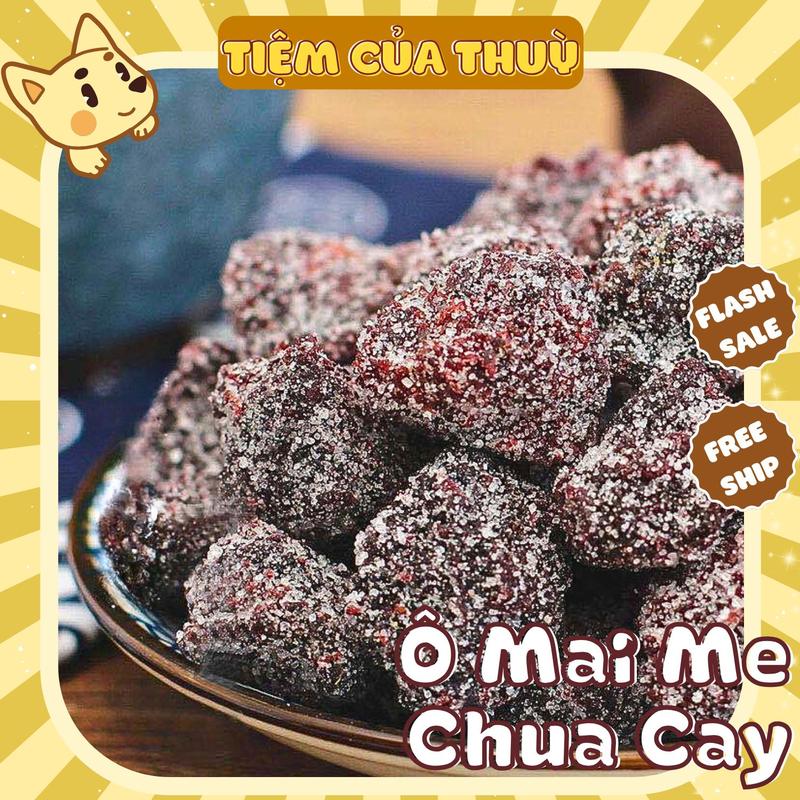 500G Ô Mai Me Chua Cay Me Xí Muội Chua Cay Đà Lạt Ô Mai - Mứt Tết Tiệm ăn vặt Thuỳ Bùi