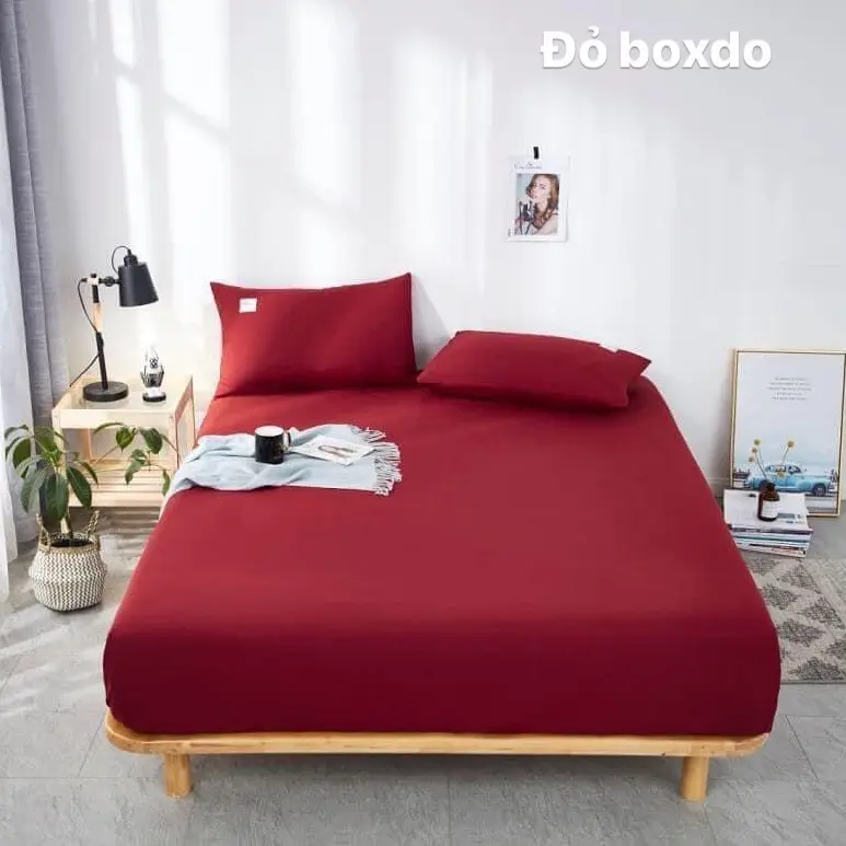 combo 3 MÓN ga gối COTTON TICI, ga giường và 2 vỏ gối cotton Hàn Quốc set m2 m4 m6 m8 5