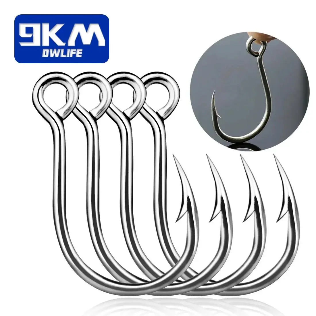Fishing Hook, 25pcs/50pcs Jig Hook Inline Carp Fishing Jigging Hook, High Carbon Steel Saltwater Freshwater Fishing Accessories