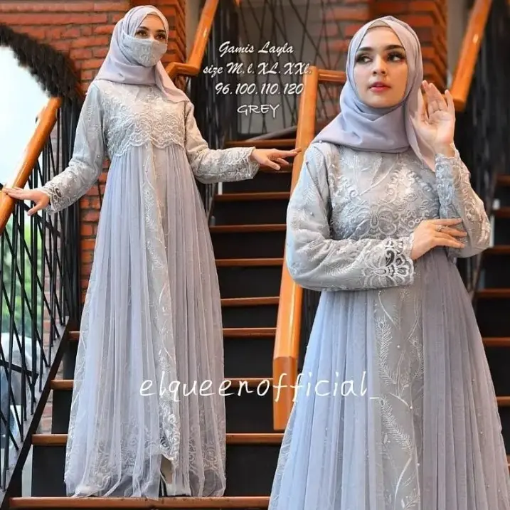 Gamis Layla Tile Tutu -  Gamis Pesta Tile 6