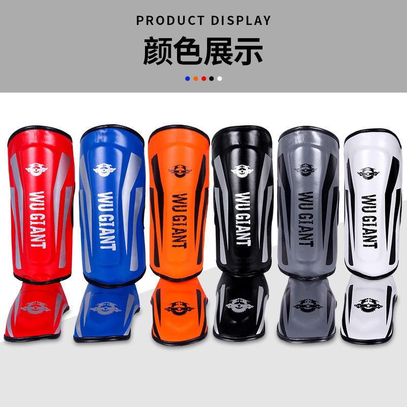 Product Introduction of ยามขาไทย มวย อุปกรณ์ป้องกันขา Sanda สำหรับต่อสู้และชกมวย ยามหลังและหน้าแข้ง หนา เหมาะสำหรับการต่อสู้และเทควันโด อุปกรณ์ป้องกันข้อเท้า พิเศษจนถึงปี 2025 5