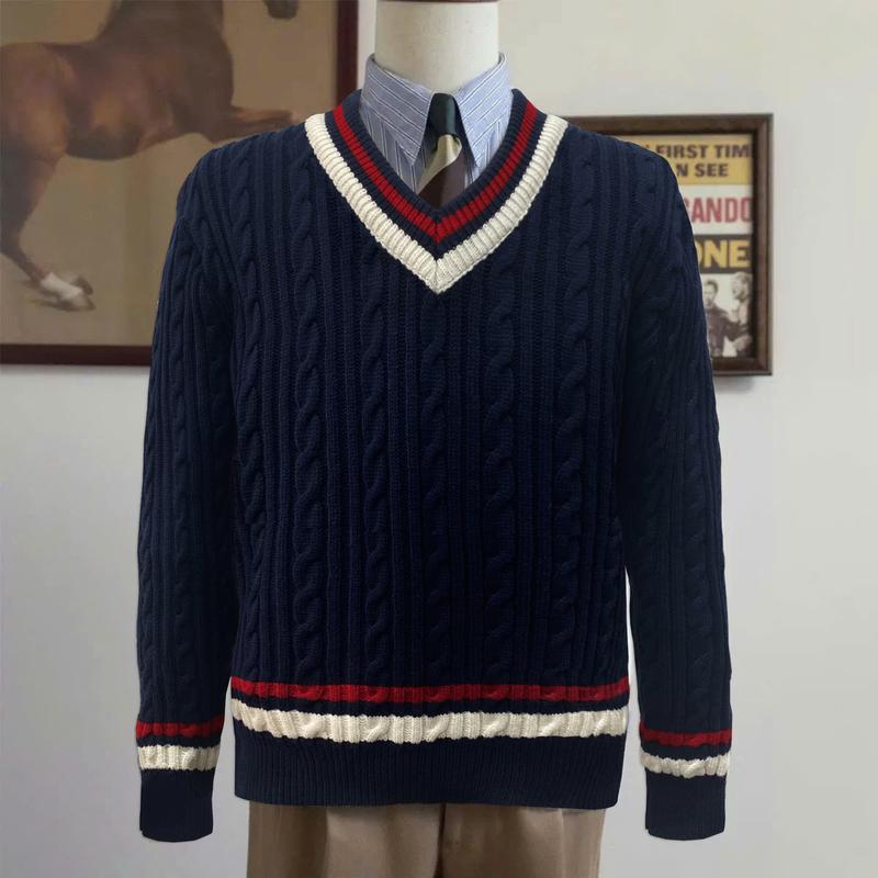 [ Độc Quyền ] Áo Cable-Knit Len Dệt Kim Lông Cừu - Local Brand Revvour áo  len cổ tim