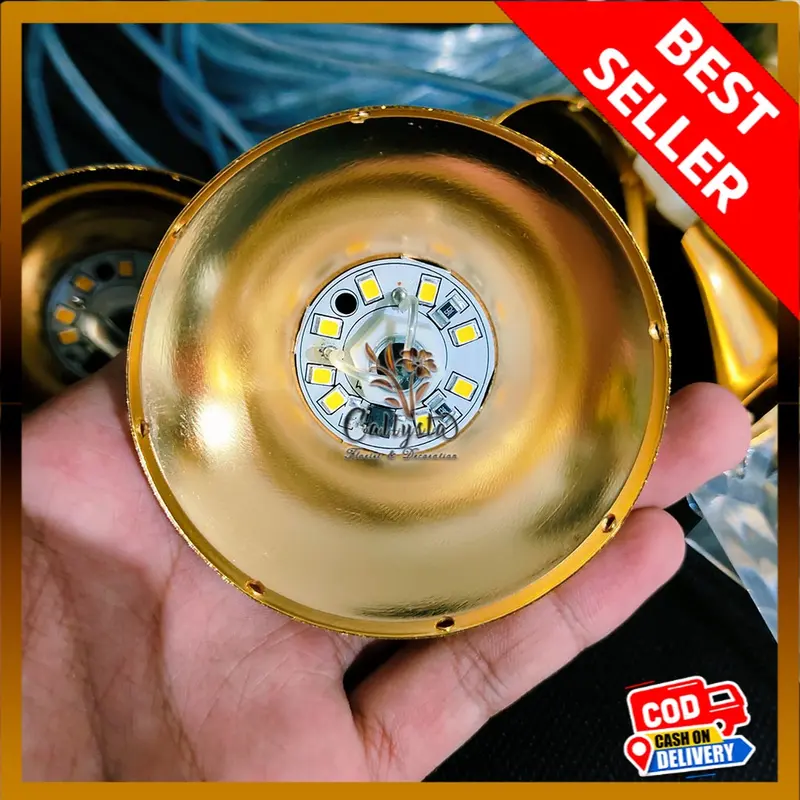 Lampu Gantung Rumbai  1 Set Isi 10 Akrilik ubur ubur Kristal Dekor Pelaminan Wedding Event Dekorasi 4