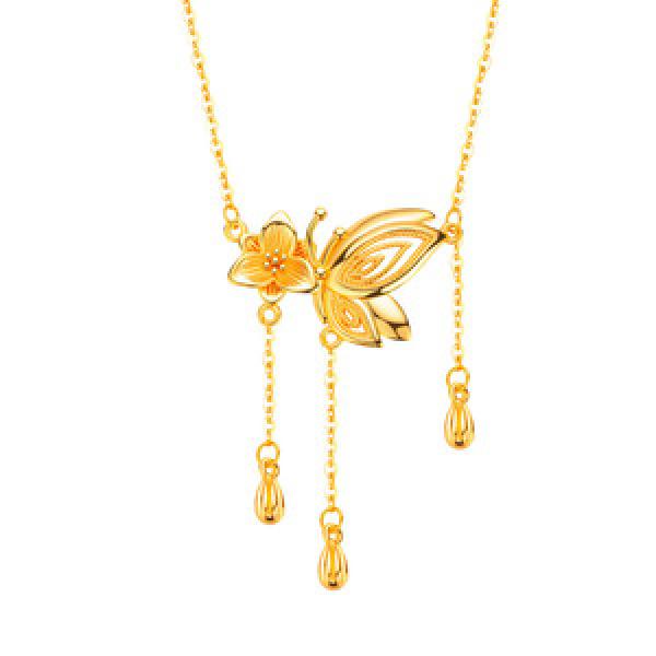 Product Introduction of Korean and Japanese Fashion Style Imitation Gold Small Dolphin Necklace Clavicle Chain Wholesale Women's Gold-Plated Dolphin Small Fish Clavicle Necklace 20