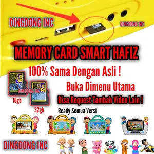 MEMORY CARD SMART HAFIZ VERSI 1 2 3 4 5 6 SMARTHAFIZ CHIP MEMORI Micro SD Micro SD Micro SD