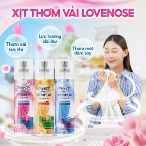 [MUA 3 GIẢM 20%] Xịt Thơm Vải Lovenose hương thơm tự nhiên dễ chịu lưu hương lâu dài, lan tỏa nhanh - Dung tích 250ml Dầu Thơm Phòng, Dầu Thơm