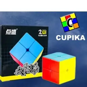 Cube Magic Puzzle 2x2 DIANSHENG 2x2x2 Stickerless Original yongjun qiyi moyu Cube Games