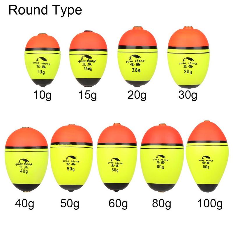 Long/oval Buoyancy Cat fish Fishing Float Ball Boia Bobber Eva Foam 1