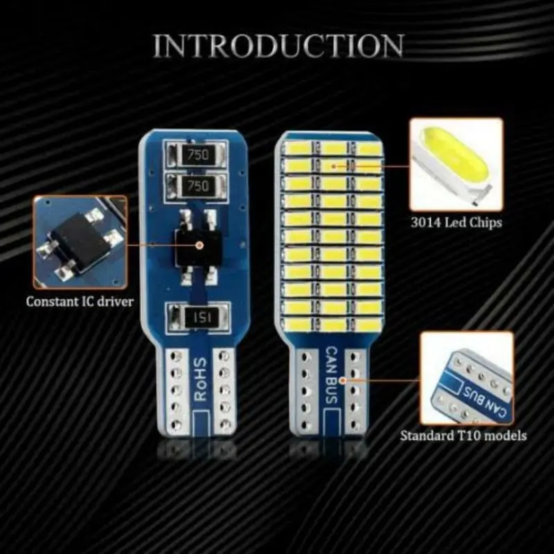 Lampu LED t10 plafon kabin mobilio brio CanBus 33 mata super terang BakolLED