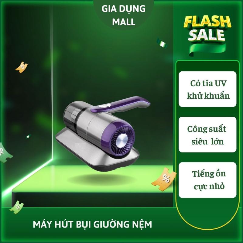 Máy hút bụi giường nệm, máy hút bụi chăn ga,ghế sofa không dây sạc pin có tia UV khử khuẩn bảo vệ sức khỏe Làm Sạch