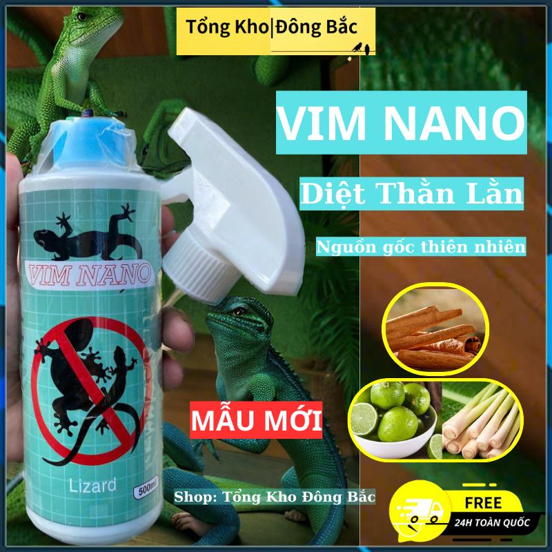 Chai Xịt Đuổi Ngăn Thằn Lằn Thạch Sùng VIMNANO Dung Tích 500ml - Chống Thằn Lằn Hiệu Quả