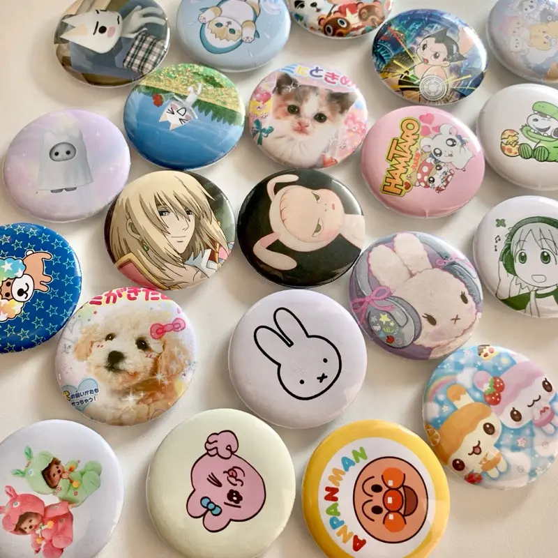 Pin 44mm Bros Kerah Pin Lencana Desain Kartun Lucu Ransel Lencana Aksesoris Koleksi Souvenir  Japanese Theme