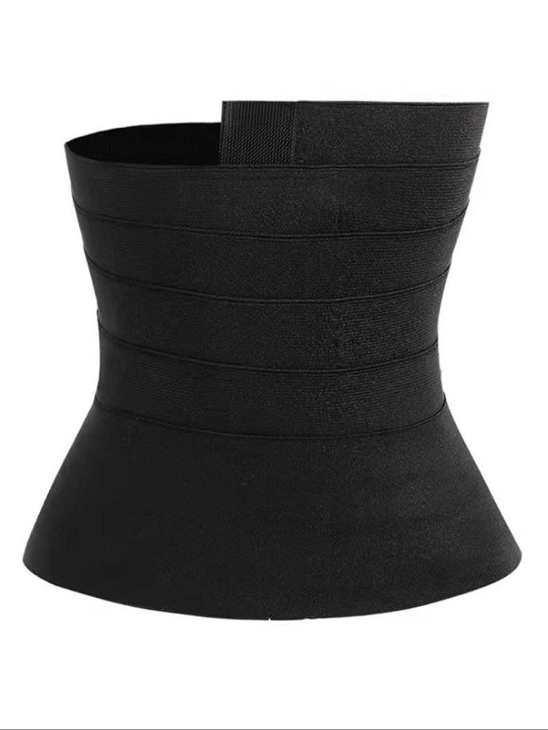 Product Introduction of Women's Solid High Stretch Velcro Abdominal Binder, Adjustable Tummy Control Waist Trainer, Women's Shapewear 5
