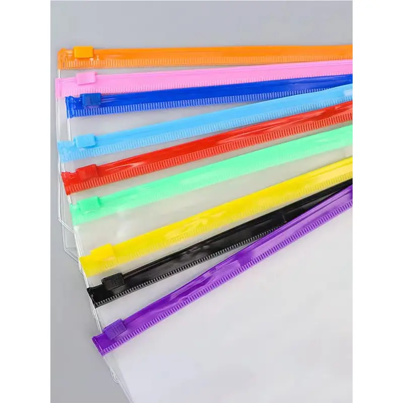 ziplock binder/Kantong Serbaguna Pouch Zipper Ziplock Warna Binder 6 Ring A6/A5-coco market 3