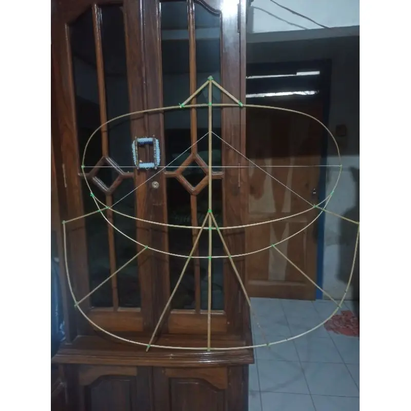 Rangka layangan Pegon model semok sayap 80cm 100cm & 150cm (merakit sendiri) 2