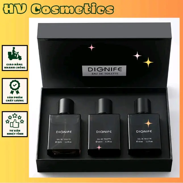 Combo 3 Chai Nước Hoa Nam Kèm Hộp Như Hình 35ml/ Chai Thơm Thanh Lịch Sang Trọng Cosmetic Perfume Xịt Thơm Cosmetic Perfume 0