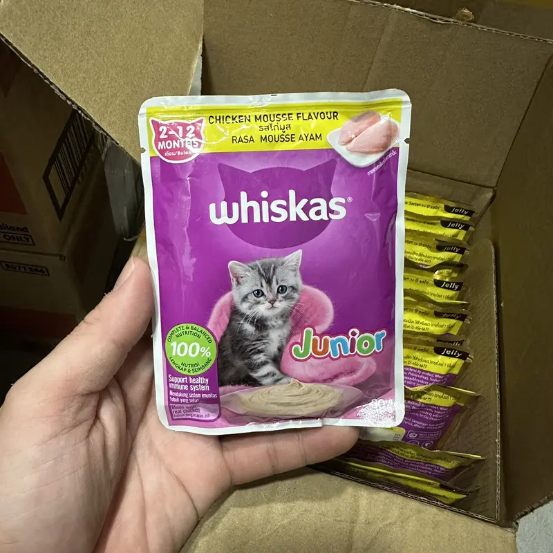 [Thùng 28 Gói] Pate Whiskas Cho Mèo Gói 80g - Thùng 28 Gói Pate Cho Mèo Con & Mèo Trưởng Thành 3