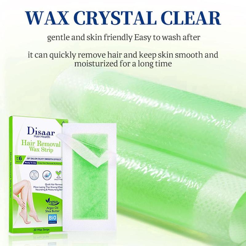 Product Introduction of Aloe Hair Removal Wax Strips Papers Body Calf Underarm Arm Hair Removal Wax Hair Cleaning Strip 37