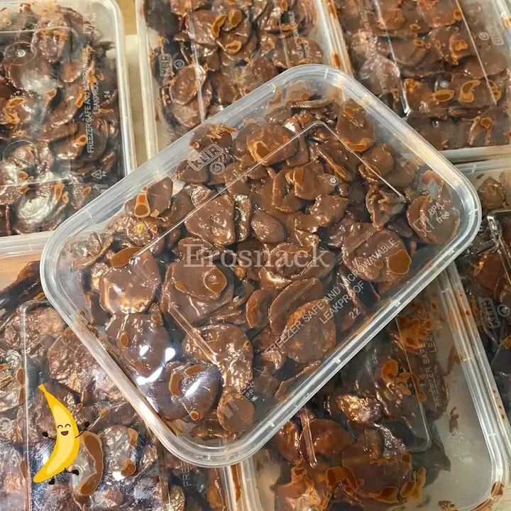 keripik pisang coklat lumer Kripik