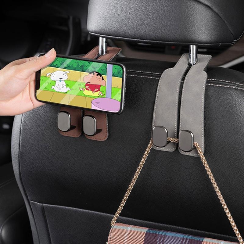 Móc treo đồ ô tô  Móc Treo Đồ Gắn Ghế Xe Hơi Kiểu Móc Đôi Có 2 Chỗ Treo Đồ Sau Ghế Ô Tô Xe Hơi Tiện Dụng Phụ Kiện ô Tô