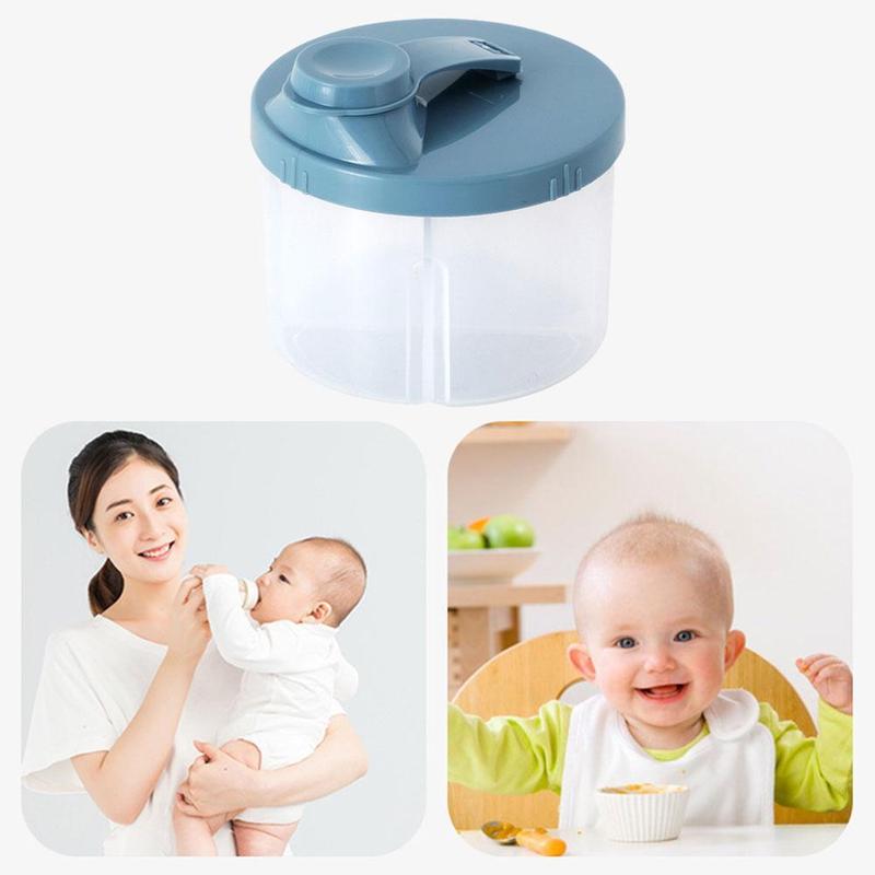 4 Compartments Baby Food Storage Box Newborn Milk Powder Container Formula Dispenser Portable Newborn Baby Things Snacks Cups 7