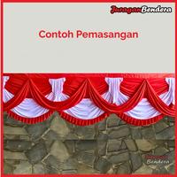 Gambar BackDrop Fatmawati Jumbo | Background Risplang Merah Putih Panjang Dekorasi Kemerdekaan HUT RI dari Juraganbendera Kota Surabaya 5 Tokopedia