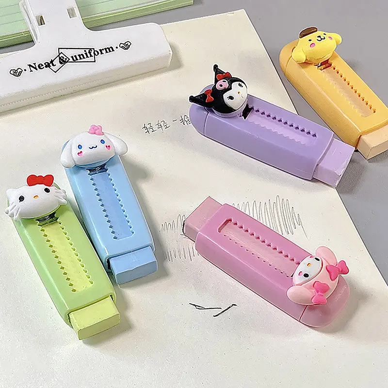 Cục Tẩy Đẩy, Thiết Kế Anime Dễ Thương, Cục Tẩy Hoạt Hình Kawaii Thích Hợp Làm Quà Tặng Học Sinh, Phần Thưởng, Quà Tặng Văn Phòng Phẩm 2