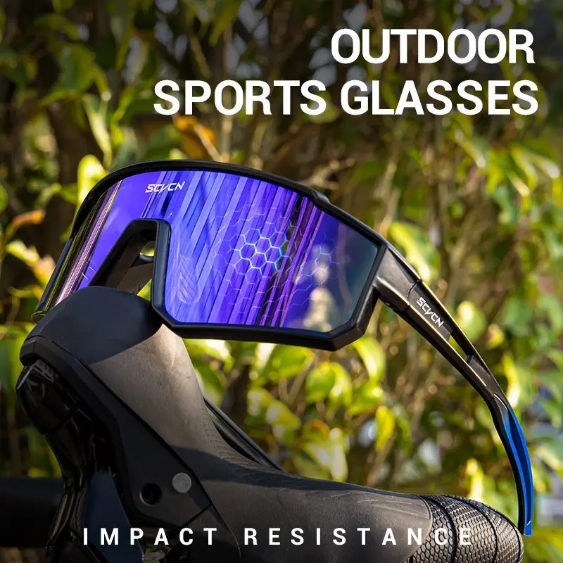 SCVCN Cycling Glasses UV400 For Men Women Fashion Motorcycle Cycling Sunglasses Bike Bicycle Hiking Eyewear Outdoor Sports Camping Golf  Baseball Glasses Driving Goggles