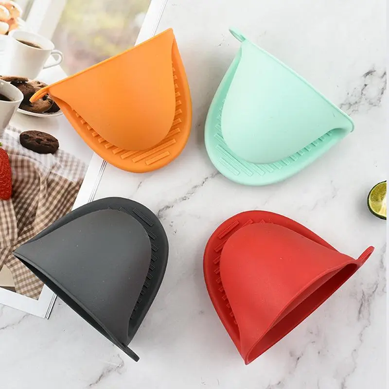 Random Color Silicone Oven Mitts, Heat Resistant Oven Gloves, Non-slip Oven Mitts, Kitchen Accessories 3