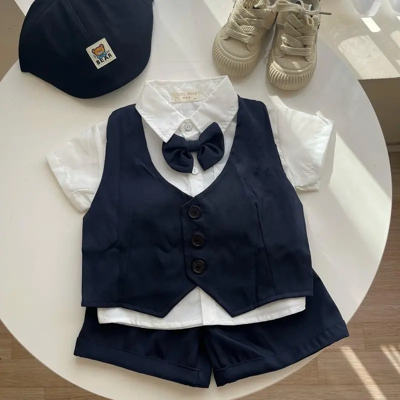 Set gile nơ TABY KIDS đi tiệc, thôi nôi, sinh nhật bao bảnh cho bé  TB566 comple  cho trai 5