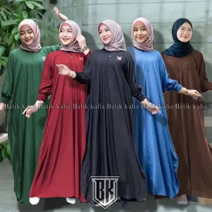 New Kaftan Mandalika Polos Matt Rayon Super Grade A Termurah