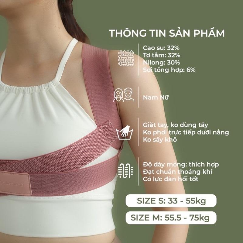 Đai Đeo Vai Chống Gù Lưng - Bảo Vệ Vòng 1 Nam Nữ Thiết Kế Thông Minh Nâng Ngực Cho Nữ Hiệu Quả SP067