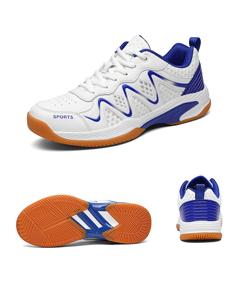 Product Introduction of Cross-Border New Arrival Badminton Shoes Men's and Women's Non-Slip Breathable Shock Absorption Sneakers Wear-Resistant Sneakers Outdoor Professional Training Shoes 22